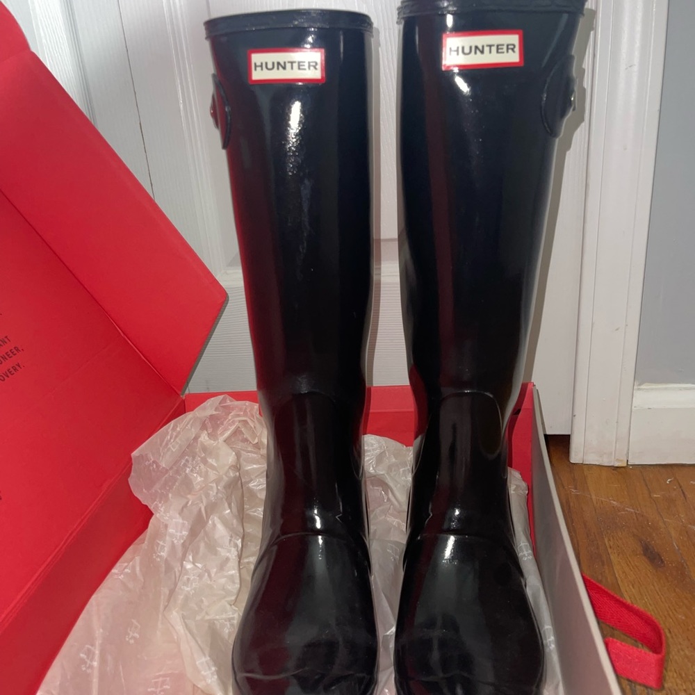 Black Hunter Boots waterproof size 9